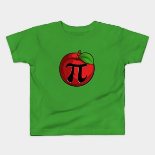 Apple Pi Math Joke Kids T-Shirt